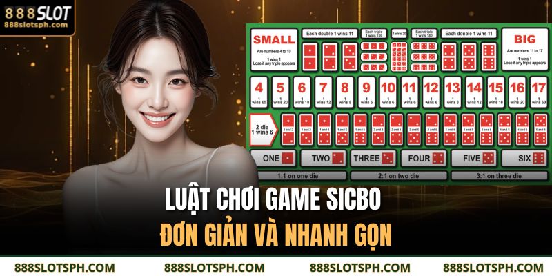 Luật chơi game Sicbo đơn giản và nhanh gọn